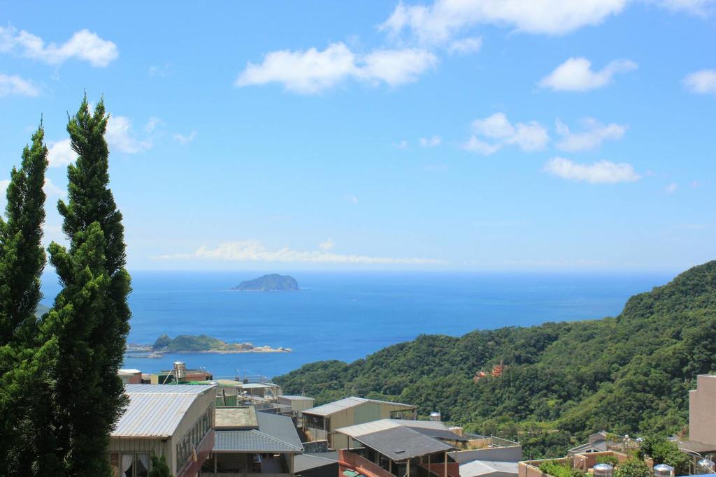 九份山海灣民宿 I 近老街 L 海景檜木房 Экстерьер фото