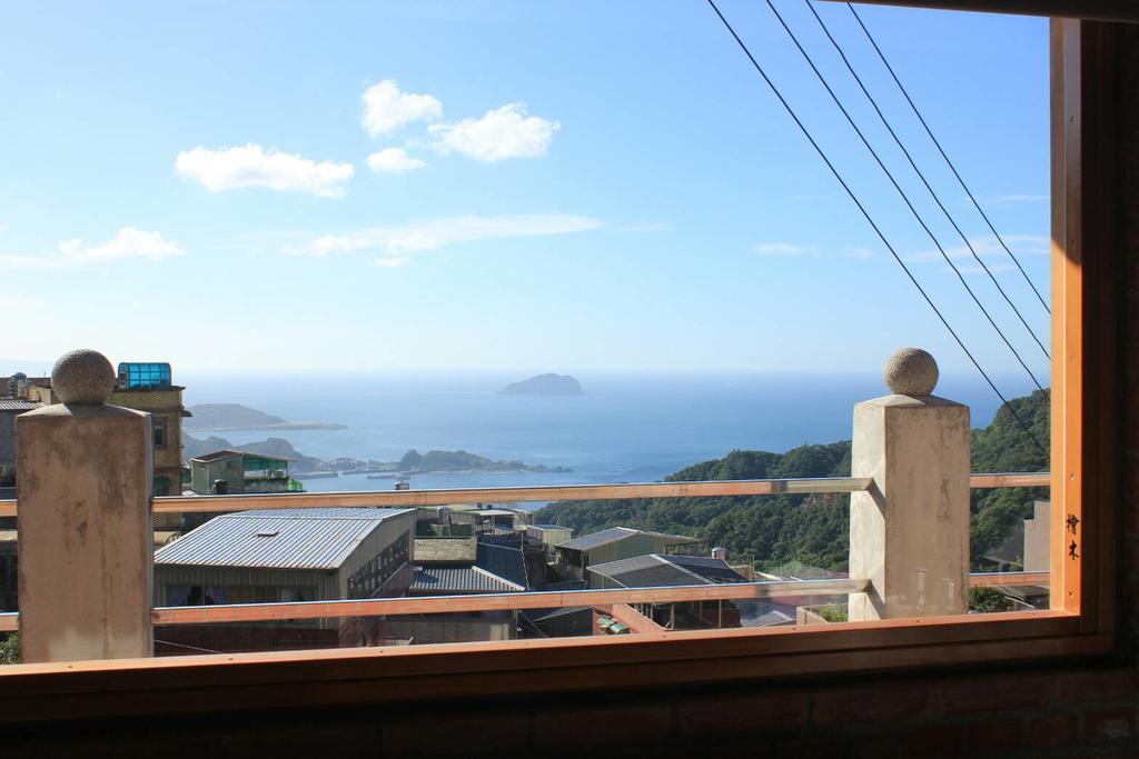 九份山海灣民宿 I 近老街 L 海景檜木房 Экстерьер фото